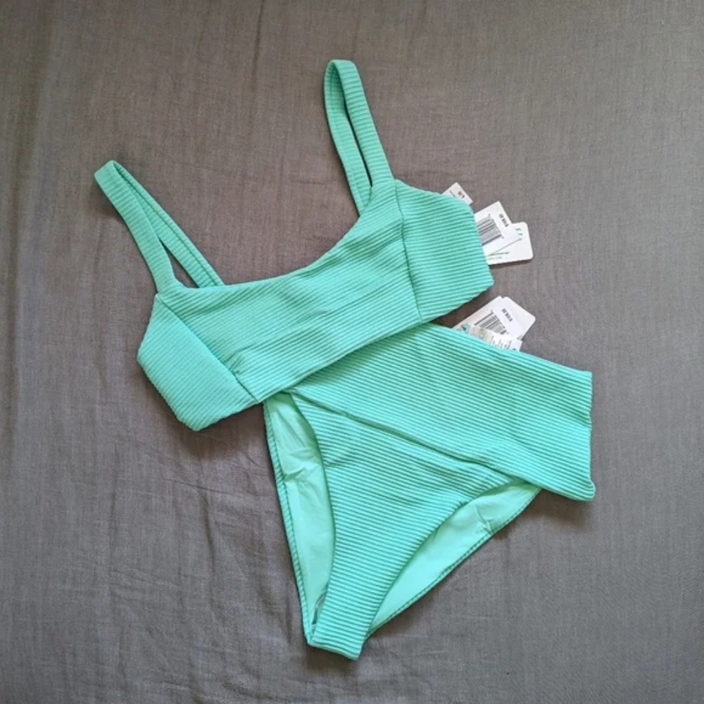 L*Space Jess Desi Bikini Set Bright Teal